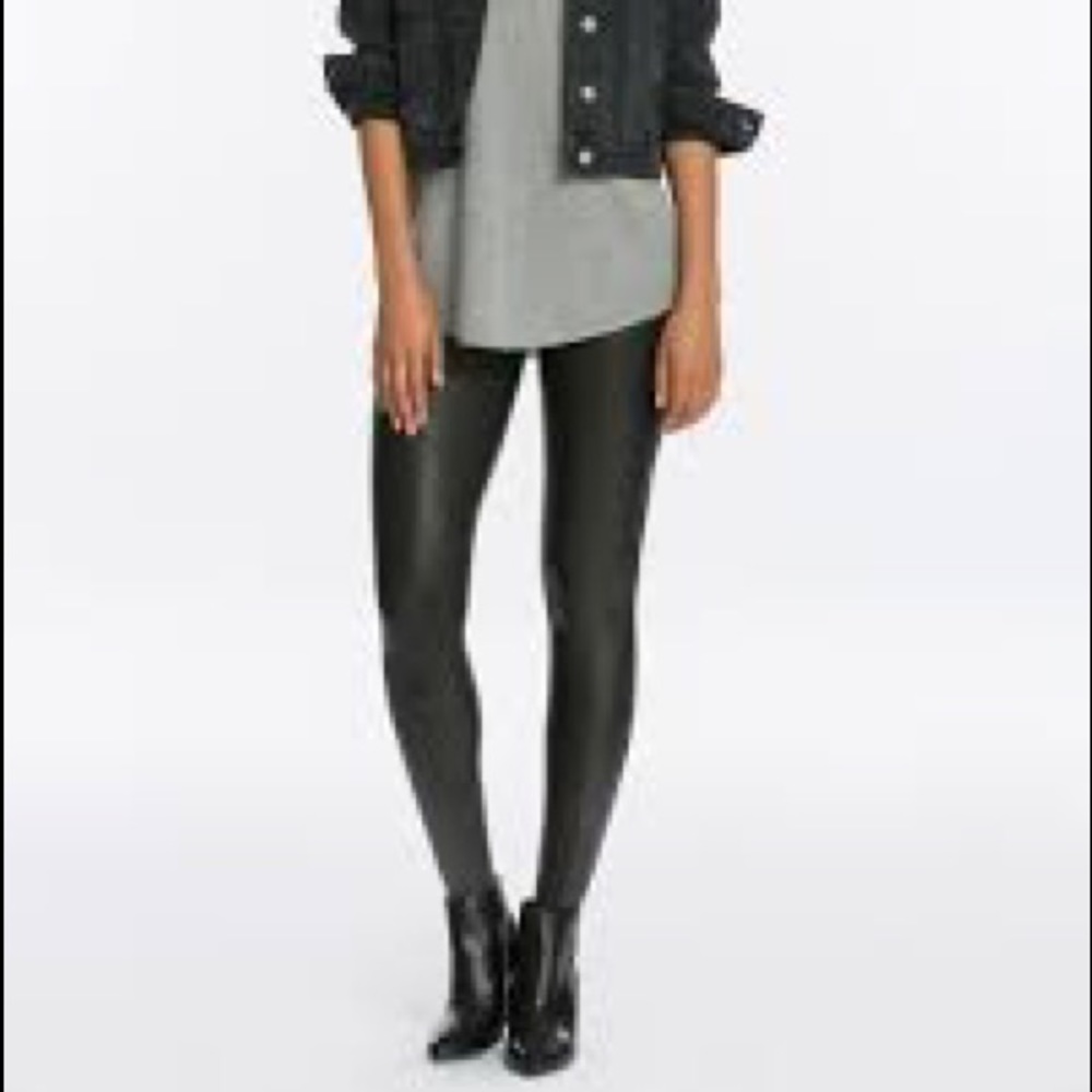 NWT - SPANX Faux Leather Leggings